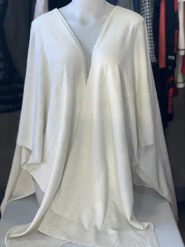 Plus Size Women's Embroidered Floral Patterned Sweater in White for a Spring - Inspired LookLululemon Shawl/Sweater O/S Plus Size Women's Embroidered Floral Patterned Sweater in White for a Spring - Inspired LookLululemon Shawl/Sweater O/S