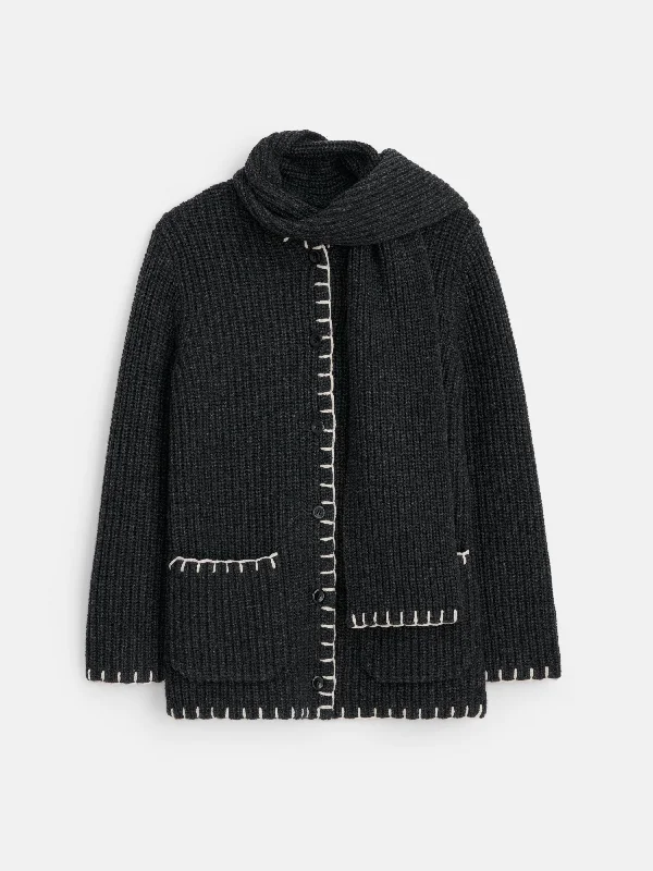 Plus Size Women's Zip - Up Fleece - Lined Sweater in Black for Extra Warmth in Cold WeatherMarylebone Sweater Jacket Plus Size Women's Zip - Up Fleece - Lined Sweater in Black for Extra Warmth in Cold WeatherMarylebone Sweater Jacket
