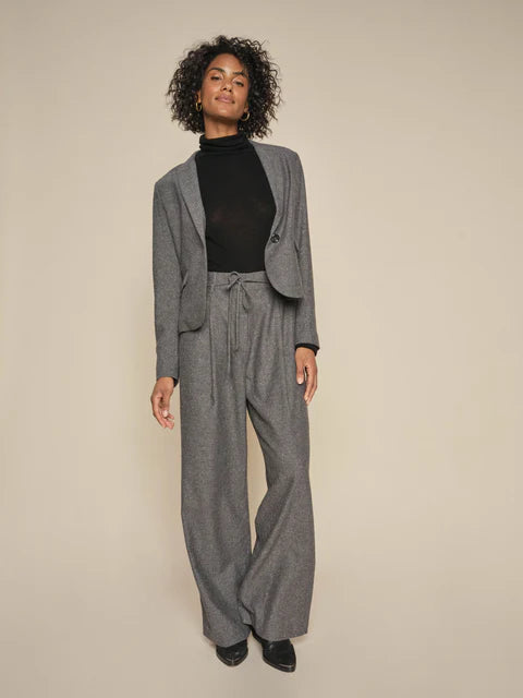 Plus Size Women's Mock - Neck Sweater in Teal with a Side Slit for a Modern TwistMos Mosh Leslie Zenia Pants Plus Size Women's Mock - Neck Sweater in Teal with a Side Slit for a Modern TwistMos Mosh Leslie Zenia Pants