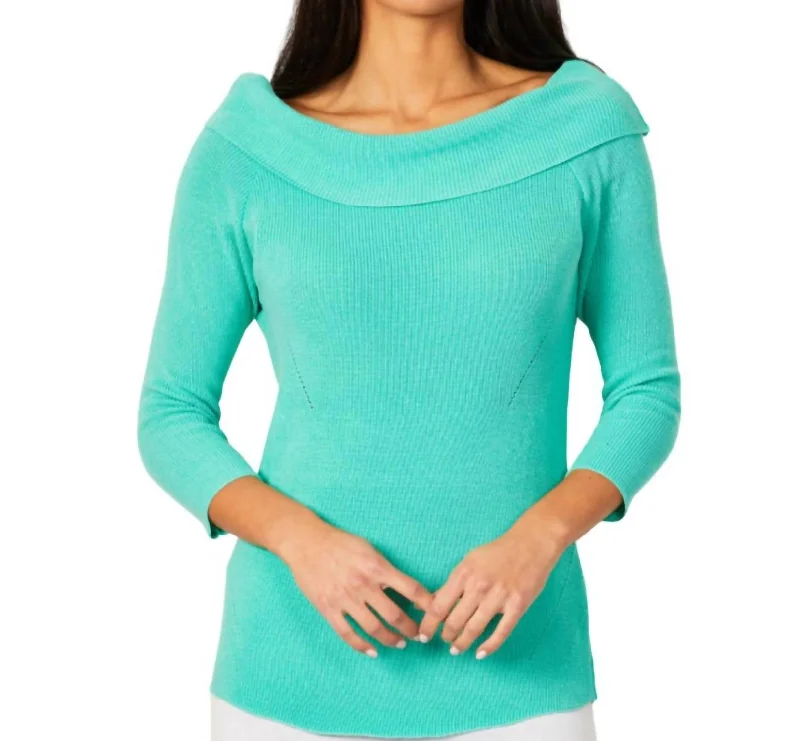 Mock Neck Women's Angora Blend Sweater Dresses in Solid ColorsOff The Shoulder Ribbed Detail Top In Mint Mock Neck Women's Angora Blend Sweater Dresses in Solid ColorsOff The Shoulder Ribbed Detail Top In Mint