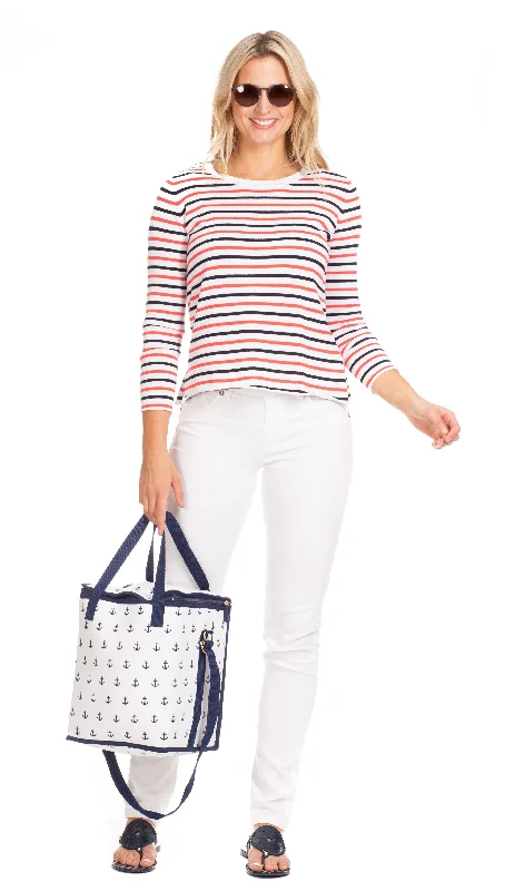 Plus Size Women's V - Neck Long - Sleeve Ribbed Cotton Sweater in Navy for a Classic StylePenelope Sweater Plus Size Women's V - Neck Long - Sleeve Ribbed Cotton Sweater in Navy for a Classic StylePenelope Sweater