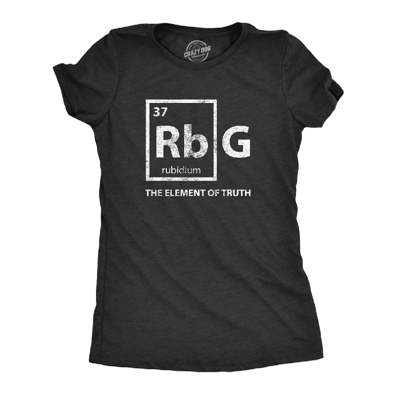 Embroidered Women T Shirt with Intricate DetailsRBG Element Of Truth Women's T Shirt Embroidered Women T Shirt with Intricate DetailsRBG Element Of Truth Women's T Shirt
