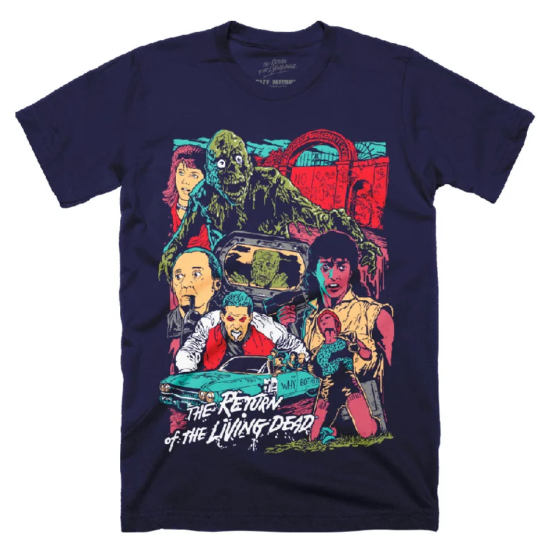 Embroidered Women T Shirt with Intricate DetailsReturn Of The Living Dead No Mood To Die T-Shirt Embroidered Women T Shirt with Intricate DetailsReturn Of The Living Dead No Mood To Die T-Shirt