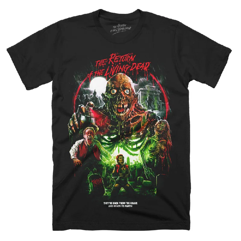 Graphic Print Women T Shirt for a Trendy StatementReturn Of The Living Dead Rain Maker T-Shirt Graphic Print Women T Shirt for a Trendy StatementReturn Of The Living Dead Rain Maker T-Shirt