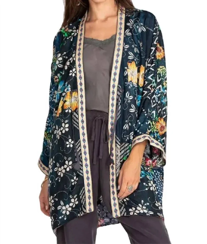 Plus Size Women's Asymmetric Hem Sweater Dresses in Modern DesignsRose Burnout Talullah Jacket In Multi A Plus Size Women's Asymmetric Hem Sweater Dresses in Modern DesignsRose Burnout Talullah Jacket In Multi A