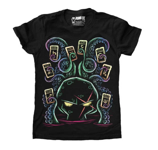Pocketed Women T Shirt for Added FunctionalityThe Oracle and the Tarot Cards Women Tshirt Pocketed Women T Shirt for Added FunctionalityThe Oracle and the Tarot Cards Women Tshirt