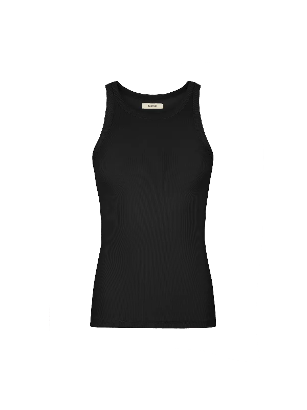 Moisture - Wicking Women T Shirt for Active LifestylesWomen's 365 Lightweight Rib Tank Top—black Moisture - Wicking Women T Shirt for Active LifestylesWomen's 365 Lightweight Rib Tank Top—black