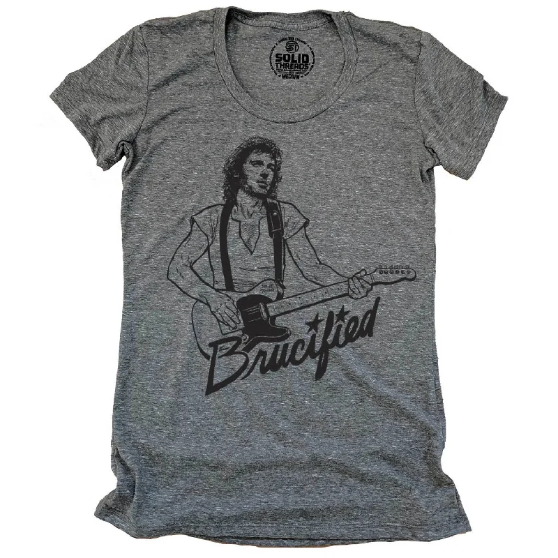 Crew Neck Women T Shirt with a Timeless DesignWomen's Brucified T-shirt