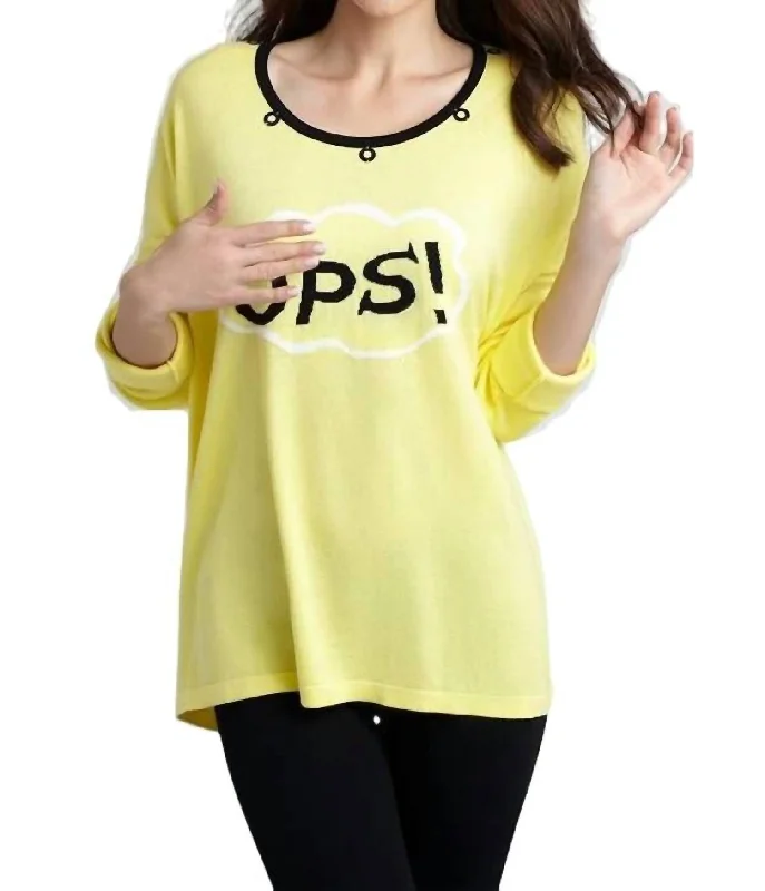 Mini - Length Women's Chunky Knit Sweater Dresses in Bold HuesWord Cloud Graphic Sweater In Yellow Multi Mini - Length Women's Chunky Knit Sweater Dresses in Bold HuesWord Cloud Graphic Sweater In Yellow Multi
