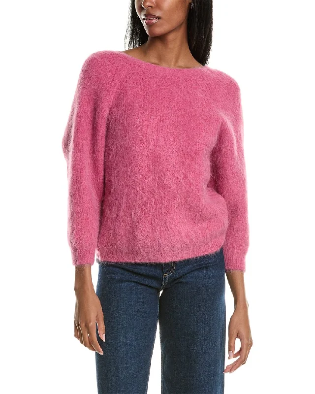 Belted Women's Cotton Blend Sweater Dresses for a Casual Lookba&sh Alpaca-Blend Pullover Belted Women's Cotton Blend Sweater Dresses for a Casual Lookba&sh Alpaca-Blend Pullover
