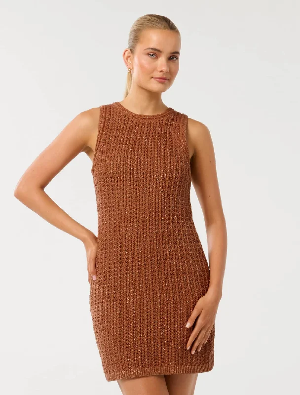 V - Neck Women's Ribbed Sweater Dresses with Belt for a Defined WaistBailee Crochet Mini Dress V - Neck Women's Ribbed Sweater Dresses with Belt for a Defined WaistBailee Crochet Mini Dress