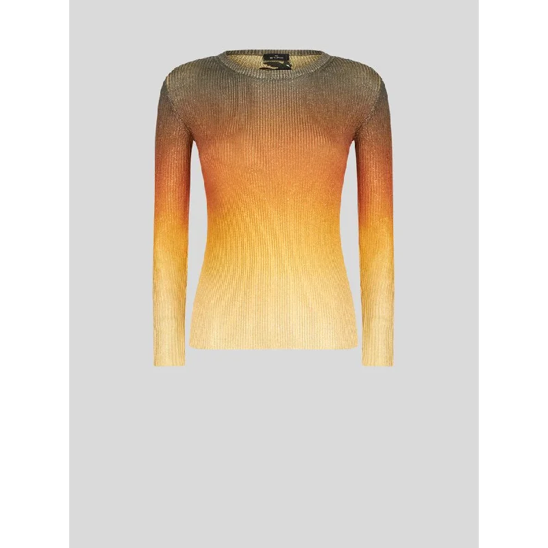 Cowl Neck Women's Cashmere Blend Sweater Dresses for WinterColour Shaded Lamé Jumper Cowl Neck Women's Cashmere Blend Sweater Dresses for WinterColour Shaded Lamé Jumper