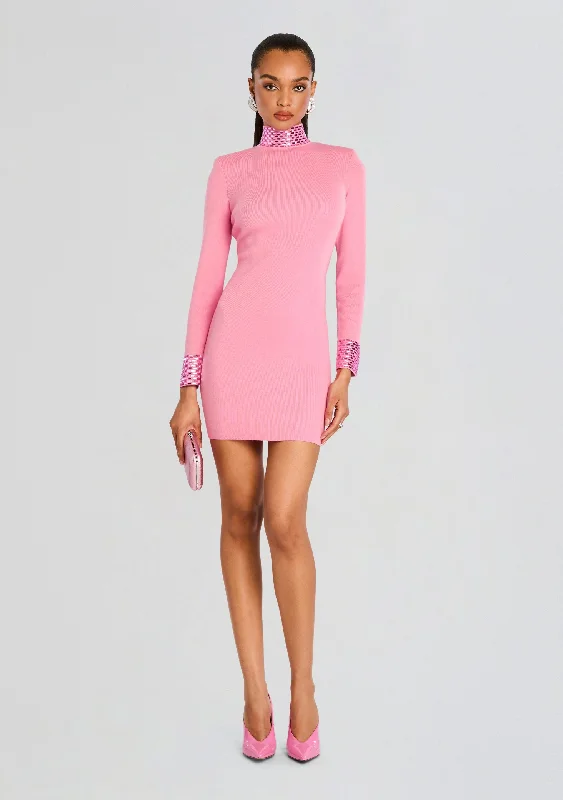 Cowl Neck Women's Cashmere Blend Sweater Dresses for WinterCorinth Embellished Knit Dress Cowl Neck Women's Cashmere Blend Sweater Dresses for WinterCorinth Embellished Knit Dress