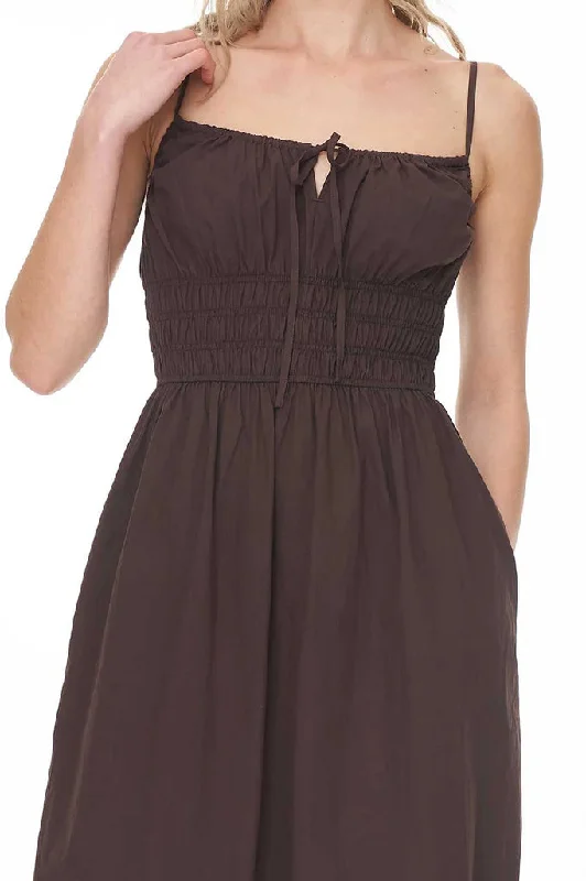 Ruffled Women Dress with Multiple Layers for a Playful and Girly StyleCruise Cacao Zara Midi Dress Ruffled Women Dress with Multiple Layers for a Playful and Girly StyleCruise Cacao Zara Midi Dress