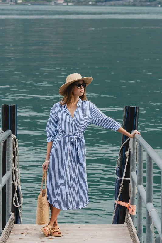 Little Black Women Dress with Sequins for a Glamorous Night OutForward Blue Stripe Cotton Midi Shirt Dress Little Black Women Dress with Sequins for a Glamorous Night OutForward Blue Stripe Cotton Midi Shirt Dress