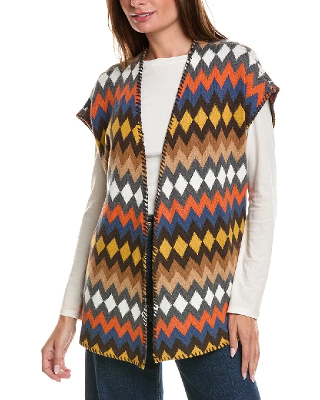 Plus Size Women's Open - Front Cardigan Style Sweater DressesMinnie Rose Tie Waist Cardigan Poncho Plus Size Women's Open - Front Cardigan Style Sweater DressesMinnie Rose Tie Waist Cardigan Poncho