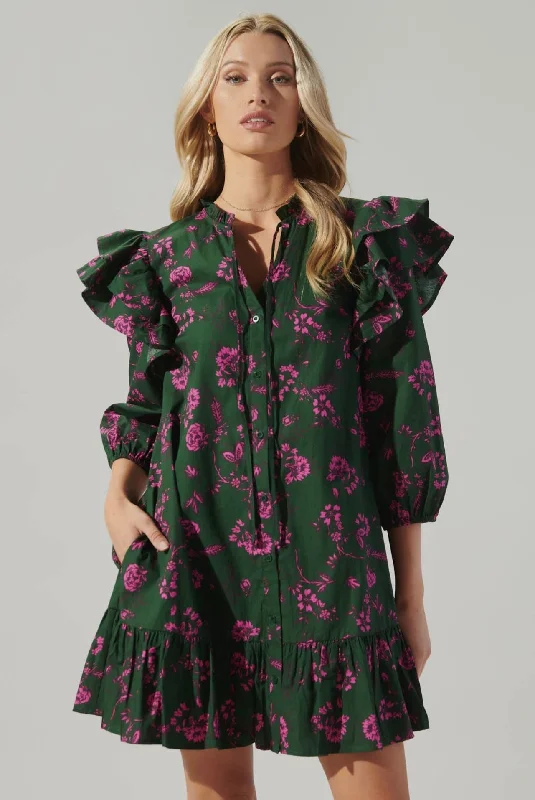 Ball Gown Women Dress with a Full Skirt for a Princess - like LookRuffle Drop Waist Dress Ball Gown Women Dress with a Full Skirt for a Princess - like LookRuffle Drop Waist Dress