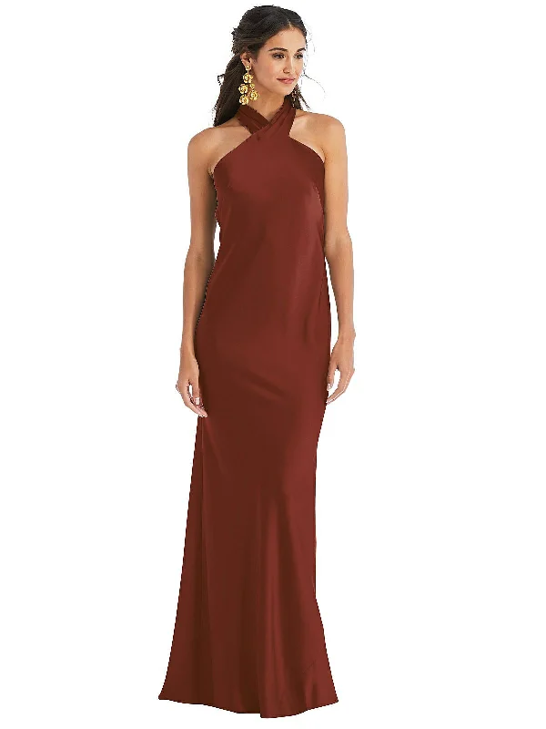 Maxi Women Dress with Floral Print for a Bohemian Vibe Maxi Women Dress with Floral Print for a Bohemian Vibe Draped Twist Halter Tie-Back Trumpet Gown Maxi Women Dress with Floral Print for a Bohemian Vibe Maxi Women Dress with Floral Print for a Bohemian Vibe Draped Twist Halter Tie-Back Trumpet Gown