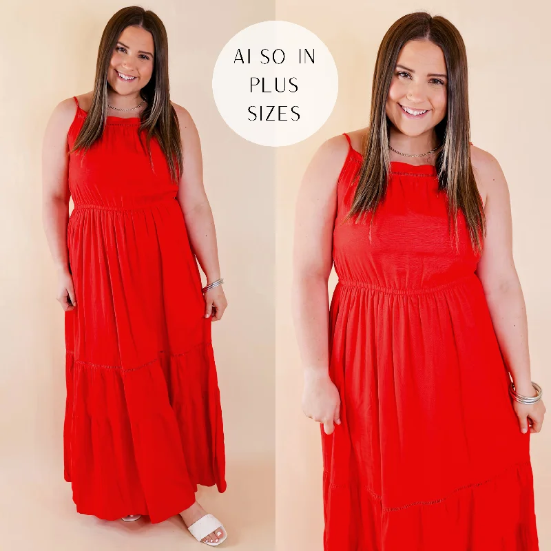 Sleeveless Women Dress in Bright Colors for Summer Parties Sleeveless Women Dress in Bright Colors for Summer Parties Tranquil Tides Tiered Maxi Dress in Red Sleeveless Women Dress in Bright Colors for Summer Parties Sleeveless Women Dress in Bright Colors for Summer Parties Tranquil Tides Tiered Maxi Dress in Red