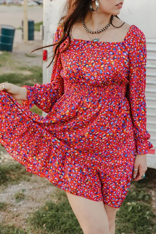 Midi dresses with metallic threads for a glamorous evening eventFloral Ruffle Square Neck Dress Midi dresses with metallic threads for a glamorous evening eventFloral Ruffle Square Neck Dress