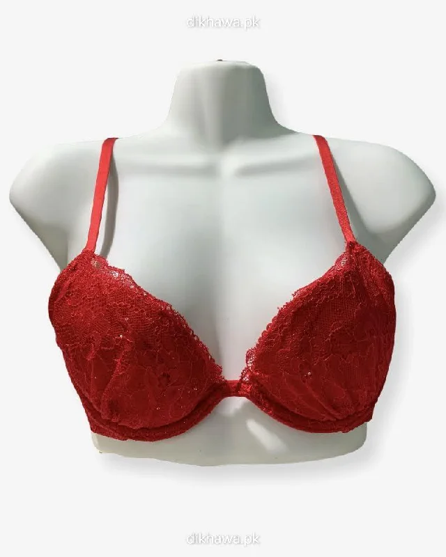 Women's bras with moisture - wicking propertiesImported Stocklot Branded Net Pushup Bra - Underwired Bra Non Padded Bra - Pack of 2 Women's bras with moisture - wicking propertiesImported Stocklot Branded Net Pushup Bra - Underwired Bra Non Padded Bra - Pack of 2
