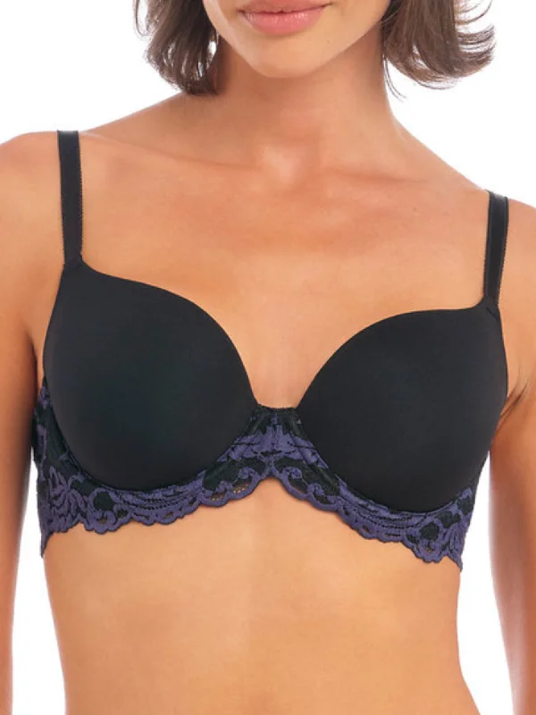 Women's multicolored bras for a fun styleWacoal Instant Icon Bra Contour Molded Full Figure Underwire, Black Eclipse | Black T-Shirt By Wacoal Women's multicolored bras for a fun styleWacoal Instant Icon Bra Contour Molded Full Figure Underwire, Black Eclipse | Black T-Shirt By Wacoal