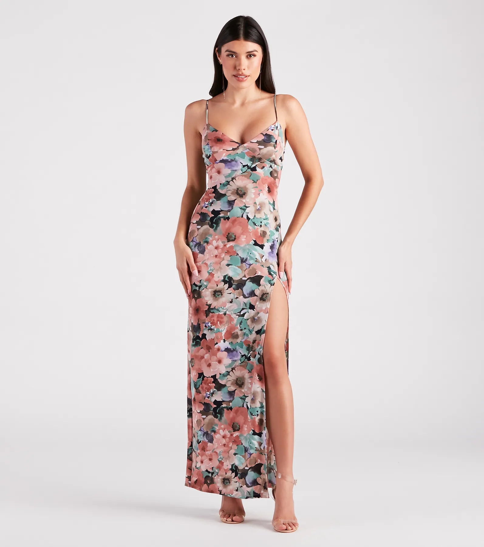 Maxi dresses with empire waists and polka dot patterns for a playful lookPaint Me In Floral V-Neck Maxi Dress Maxi dresses with empire waists and polka dot patterns for a playful lookPaint Me In Floral V-Neck Maxi Dress