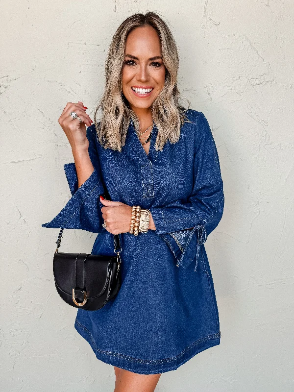 Mini Women Dress with a Short Hem for a Young and Trendy StyleCountry Lane Denim Mini Dress Mini Women Dress with a Short Hem for a Young and Trendy StyleCountry Lane Denim Mini Dress