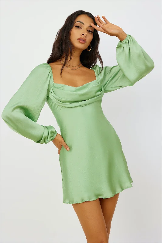 Wrap - Style Women Dress with Adjustable Fit for All Body TypesLucky Ones Dress Green Wrap - Style Women Dress with Adjustable Fit for All Body TypesLucky Ones Dress Green