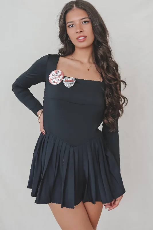 Off - the - Shoulder Women Dress for a Romantic and Feminine LookAlways On Your Team Long Sleeve Romper Dress Off - the - Shoulder Women Dress for a Romantic and Feminine LookAlways On Your Team Long Sleeve Romper Dress