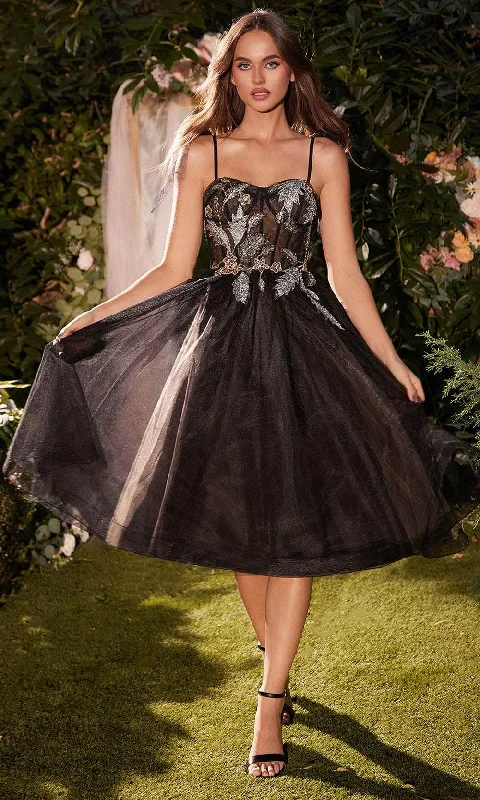 Cocktail dresses with a floral print and a peplum waistAndrea and Leo A1227 - Bow Straps A-Line Evening Dress Cocktail dresses with a floral print and a peplum waistAndrea and Leo A1227 - Bow Straps A-Line Evening Dress