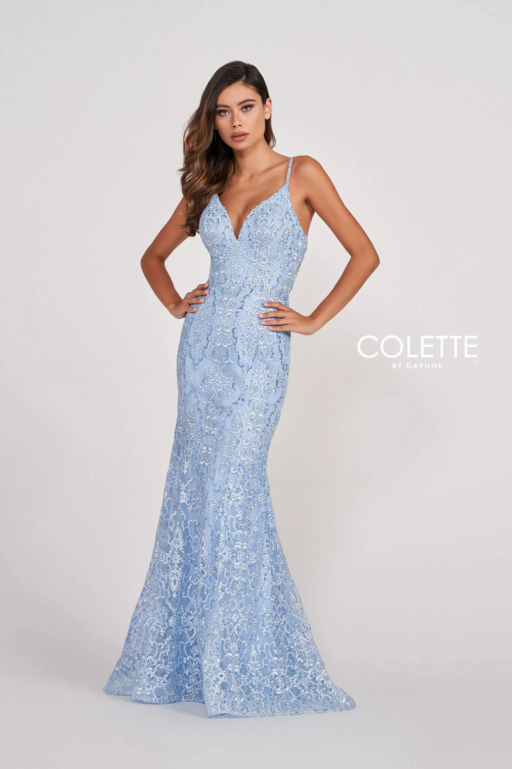 Wedding guest dresses with empire waists and tulle skirtsColette CL2010 Long Fitted Prom Mermaid Formal Dress Wedding guest dresses with empire waists and tulle skirtsColette CL2010 Long Fitted Prom Mermaid Formal Dress