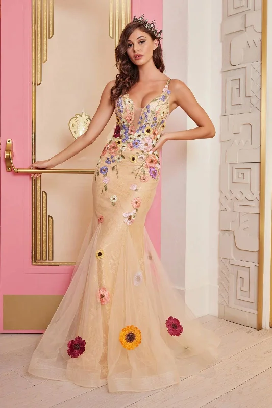 Geometric - printed wedding guest dresses for a modern weddingColette CL2085 Floral Applique Formal Mermaid Prom Long Dress Geometric - printed wedding guest dresses for a modern weddingColette CL2085 Floral Applique Formal Mermaid Prom Long Dress