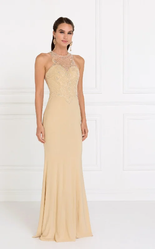 Tea - length formal dresses with lace trim for a semi - formal promElizabeth K GL1507 Dress Tea - length formal dresses with lace trim for a semi - formal promElizabeth K GL1507 Dress