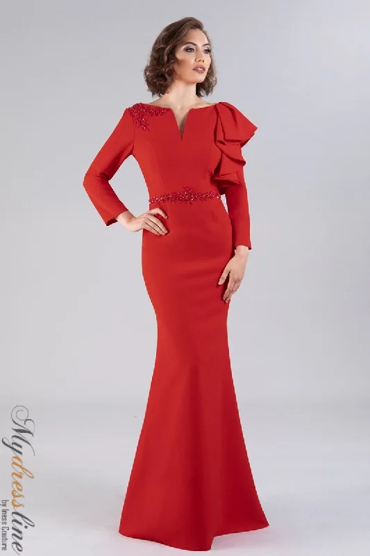 Formal dresses with high - low hems and floral embroidery for a unique prom styleGia Franco 12058 Formal dresses with high - low hems and floral embroidery for a unique prom styleGia Franco 12058