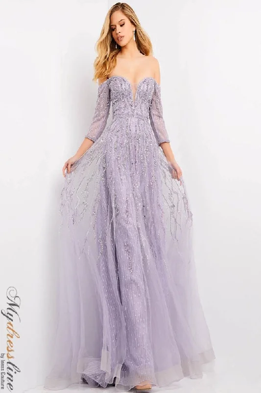 Formal dresses with pleated yokes and button - up fronts for a classic and refined lookJovani 04632 Formal dresses with pleated yokes and button - up fronts for a classic and refined lookJovani 04632