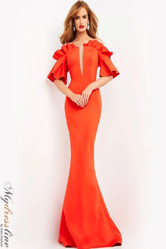 Formal dresses with fringe - trimmed sleeves and wrap - around styles for a bohemian - inspired formal eventJovani 06901 Formal dresses with fringe - trimmed sleeves and wrap - around styles for a bohemian - inspired formal eventJovani 06901