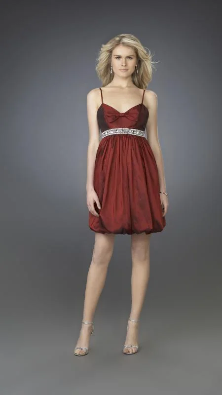 Metallic cocktail dresses with a halter neck for a glamorous occasionLa Femme - 14501 Ribbon Accented Sweetheart Bubble Cocktail Dress Metallic cocktail dresses with a halter neck for a glamorous occasionLa Femme - 14501 Ribbon Accented Sweetheart Bubble Cocktail Dress