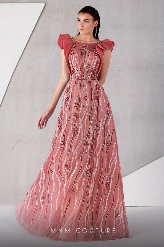 Prom dresses with keyhole backs and rhinestone - studded straps for a flirty lookMNM Couture K3798 Prom dresses with keyhole backs and rhinestone - studded straps for a flirty lookMNM Couture K3798