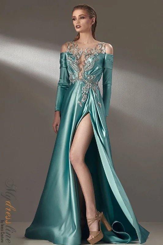 Formal dresses with ruched back panels and button - down fronts for a unique and flattering fitMNM Couture K3886 Formal dresses with ruched back panels and button - down fronts for a unique and flattering fitMNM Couture K3886