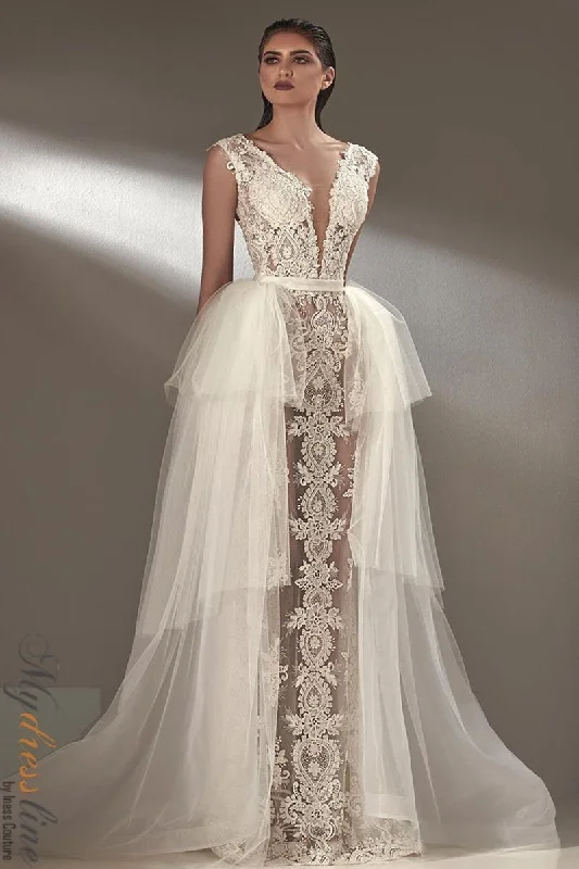 Formal dresses with wrap - around styles and beaded belts for a customized fitMNM Couture K3905 Formal dresses with wrap - around styles and beaded belts for a customized fitMNM Couture K3905
