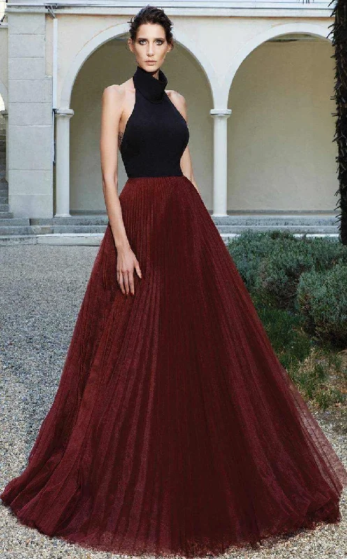 Prom dresses with lace - up side panels and ruffled bodices for a feminine and detailed lookMNM Couture - Shirred Halter Neck Ballgown N0124 Prom dresses with lace - up side panels and ruffled bodices for a feminine and detailed lookMNM Couture - Shirred Halter Neck Ballgown N0124
