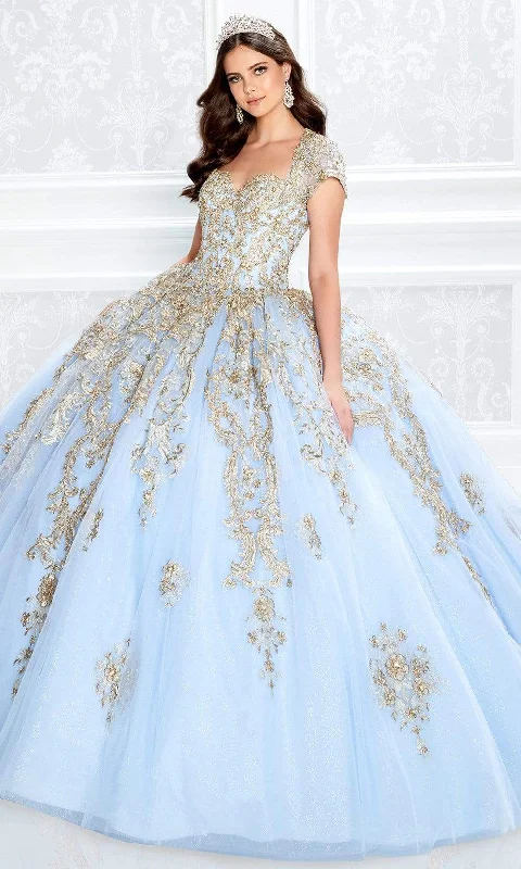 Prom dresses with geometric - cutout sleeves and flowing chiffon fabrics for a modern and airy lookPrincesa by Ariana Vara - PR22025 Short Sleeve Ball Gown Prom dresses with geometric - cutout sleeves and flowing chiffon fabrics for a modern and airy lookPrincesa by Ariana Vara - PR22025 Short Sleeve Ball Gown