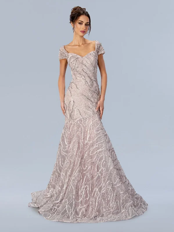 Wedding guest dresses with tiered skirts for a feminine lookStella Couture 24325 Long Formal Mother of the Bride Dress Wedding guest dresses with tiered skirts for a feminine lookStella Couture 24325 Long Formal Mother of the Bride Dress