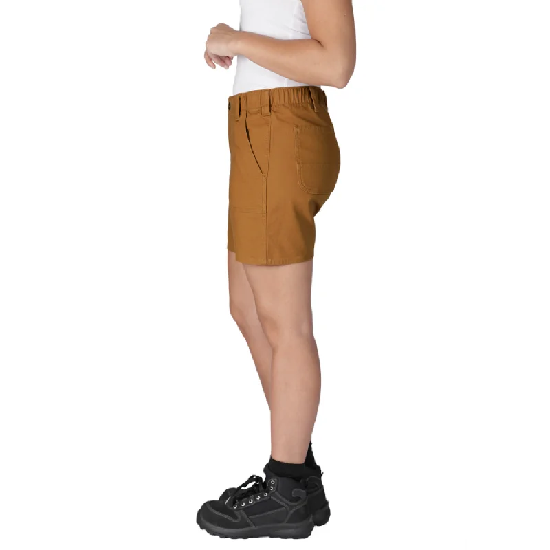Stretchable Women Shorts for Maximum MobilityCarhartt WOMENS Relaxed fit canvas work short (BS5730) Stretchable Women Shorts for Maximum MobilityCarhartt WOMENS Relaxed fit canvas work short (BS5730)