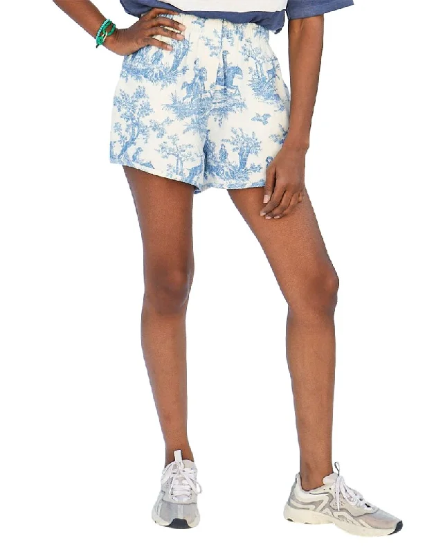 Embroidered Women Shorts with Intricate DesignsClare V. St. Martin Linen-Blend Short Embroidered Women Shorts with Intricate DesignsClare V. St. Martin Linen-Blend Short