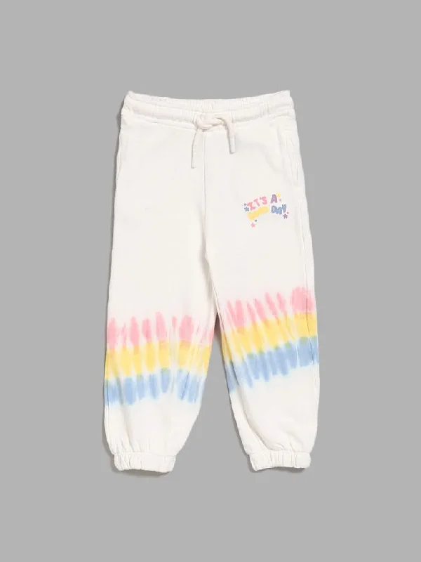 Twill Women Shorts with a Smooth Texture and DurabilityHOP Kids White Tie-Dye Pattern Joggers Twill Women Shorts with a Smooth Texture and DurabilityHOP Kids White Tie-Dye Pattern Joggers