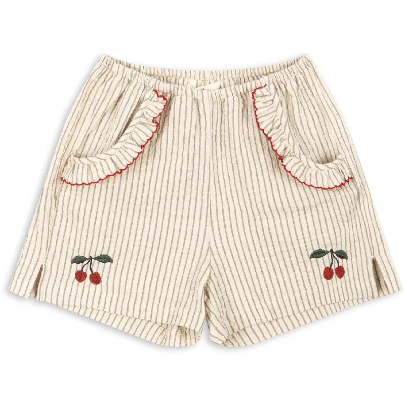Ruffled Hem Women Shorts to Add a Feminine TouchKonges Sløjd Tea Stripe Ellie Frill Shorts Ruffled Hem Women Shorts to Add a Feminine TouchKonges Sløjd Tea Stripe Ellie Frill Shorts