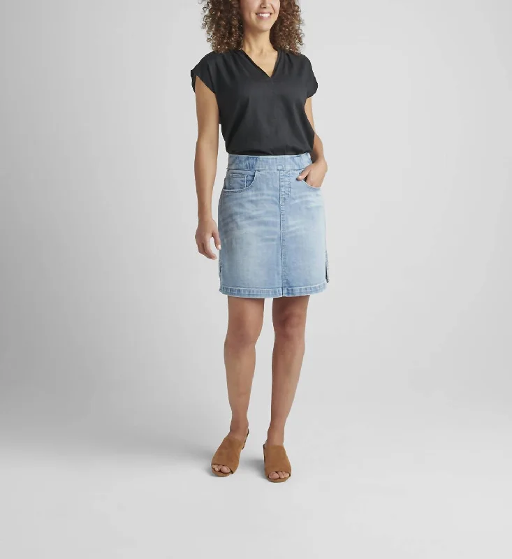 Patterned Geometric Women Shorts for a Modern AppealOn The Go High Rise Skort In Silver Lake/bleu Patterned Geometric Women Shorts for a Modern AppealOn The Go High Rise Skort In Silver Lake/bleu