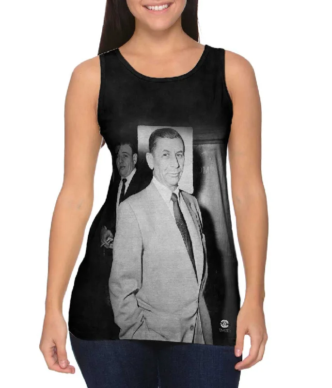 High - Neck Women's Silk Blend Tank Tops for a Luxurious FeelOriginal Gangster Meyer Lansky High - Neck Women's Silk Blend Tank Tops for a Luxurious FeelOriginal Gangster Meyer Lansky